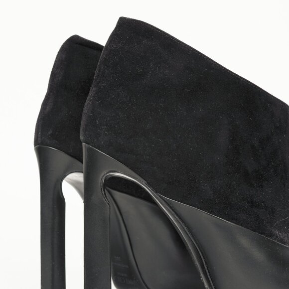 Jimmy Choo Diad Black Suede & Nappa Leather Ankle Boots - Picture 8 of 10